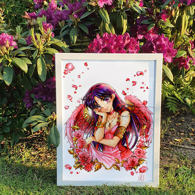 *Poster & Postcards* Moon Angel Mars