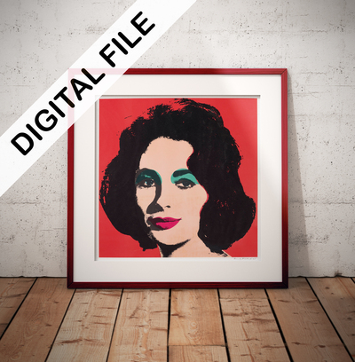 Andy Warhol Liz Taylor 1964 reproduction high quality digital image ready to print