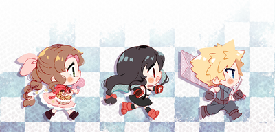 Team up! FF7