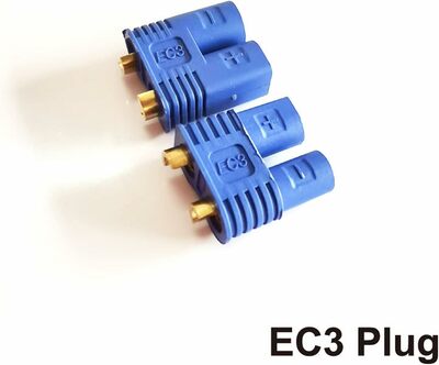 E-Flite EC3 Pre Seated Male & Female Device & Battery Connectors
