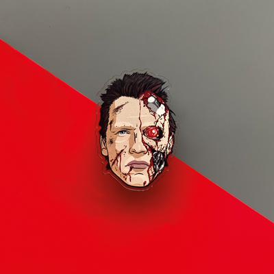 T800 Pin Badge