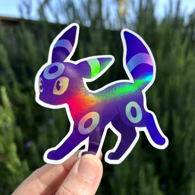 Shiny Umbreon Holographic Sticker