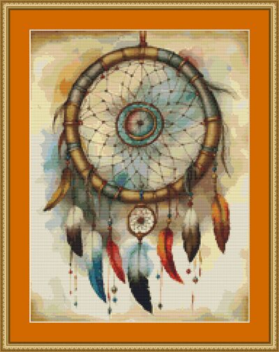 Dream Catcher Cross Stitch Pattern