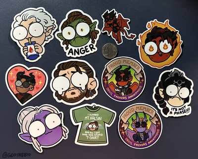 Baldur's Gate 3 Stickers