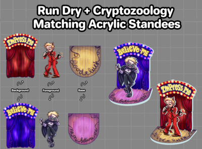 Soul Punk Run Dry & Cryptozoology Standees