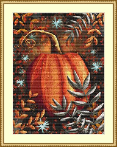 Pumpkin Cross Stitch Pattern
