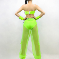 Mesh see-through trousers bikini suit dance suit - Thumbnail 9