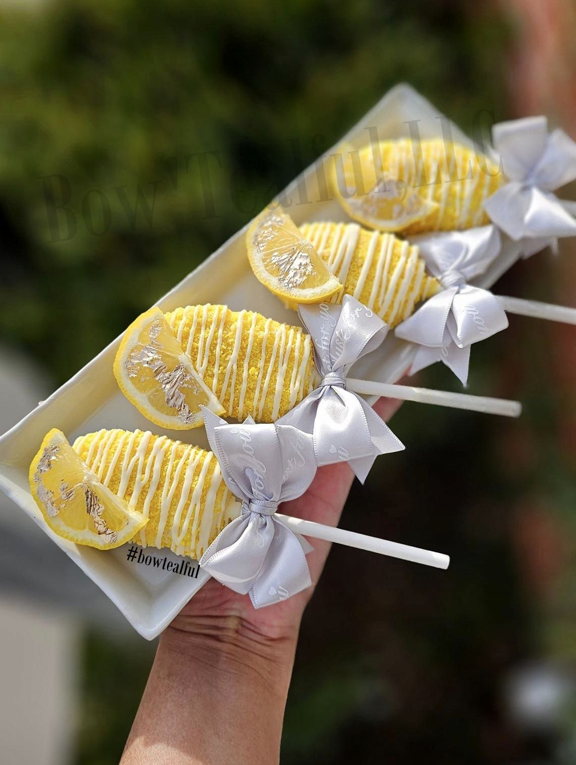 Lemon Drop Cheesecake Pops (12)