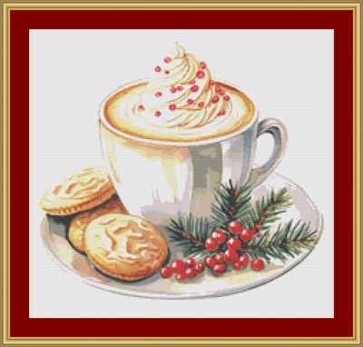 Festive Cookies Cross Stitch \Pattern