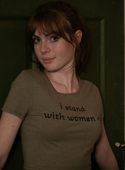 I Stand With Women Crop Tee