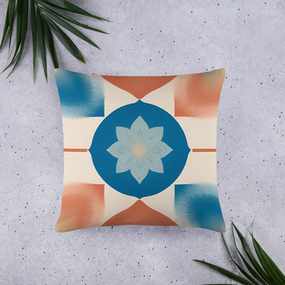 NGC Aqua Sherbet Reversible Pillow