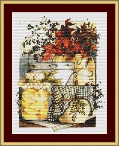 Preserves Cross Stitch Patttern