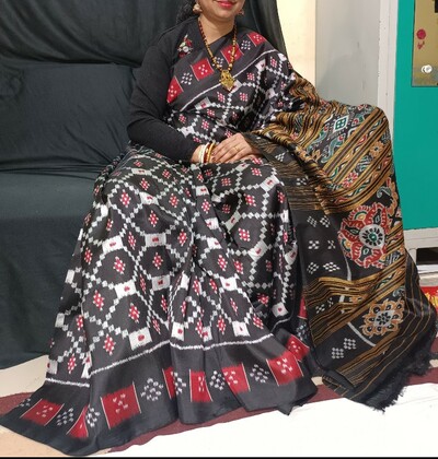 Buy Authentic Handcrafted Odisha Barpali Sambalpuri Khandua silk Saree Online