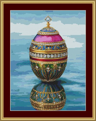 Faberge Egg Cross Stitch Pattern
