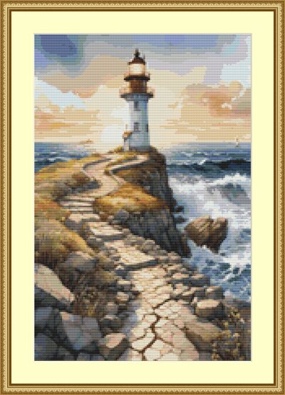 Lighthouses Cross Stitch Pattern