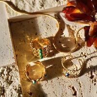 Gold Knuckle Rings Set for Women Girls - Thumbnail 1