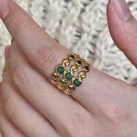 Gold Knuckle Rings Set for Women Girls - Thumbnail 5