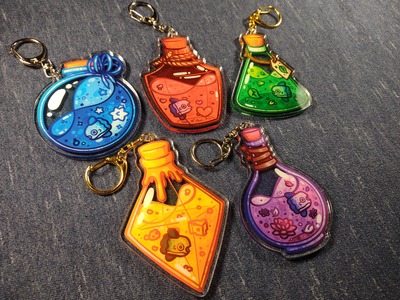 Mola Potion Acrylic Keychains