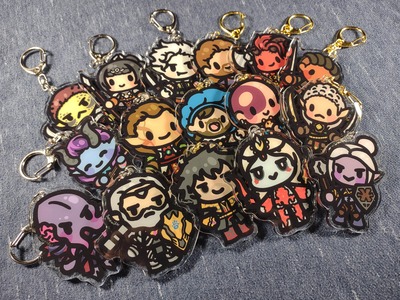 Baldur's Gate 3 Acrylic Keychains