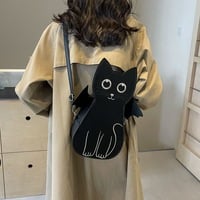 Angel Black Cat Backpack - Thumbnail 6