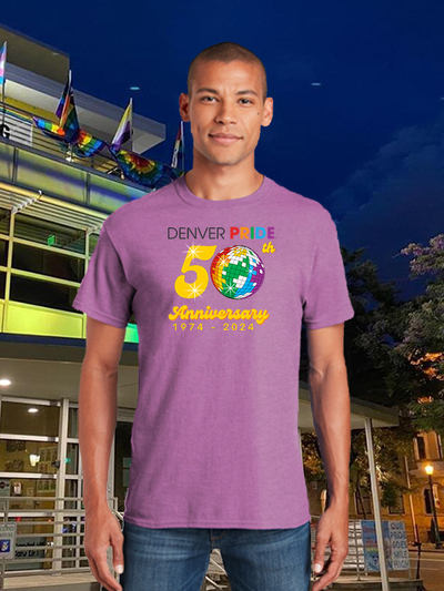 Denver Pride 50th Anniversart Official Design, Heather Orchid