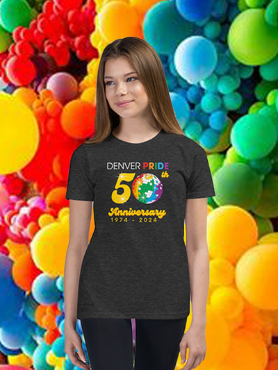 Denver Pride 2024 Youth Short Sleeve T-Shirt