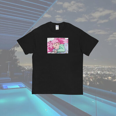 Sailor Moon I Don't Want To Do Anything But Sleep T Shirt in Black