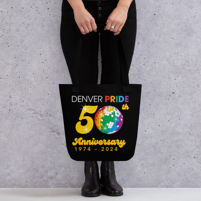 Denver Pride 2024 Black Tote bag