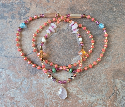 EGYPTIAN GODDESS 👑✨️ GLOW IN THE DARK CRYSTAL & GEMSTONE HANDMADE WAIST BEADS BY Nubian Collection Artwear 🎨