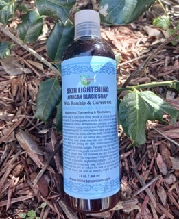 Skin Lightening Liquid Black Soap 13oz