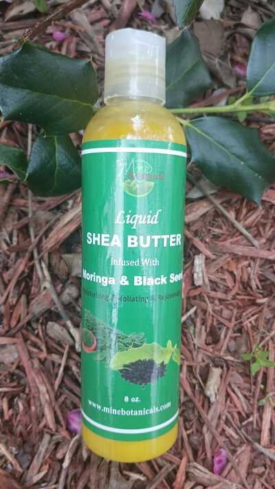 Moringa & Black Seed Liquid Shea Butter 8oz