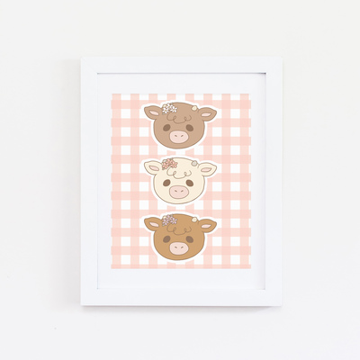 3 Cows Print