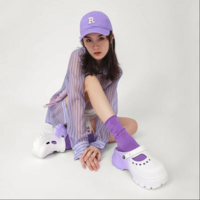 Fashionable Gradient Outerwear Increased Thick Sole Two-Wear Baotou Slippers Non-Slip Seaside Vacation Beach Sandals for Women - Thumbnail 2