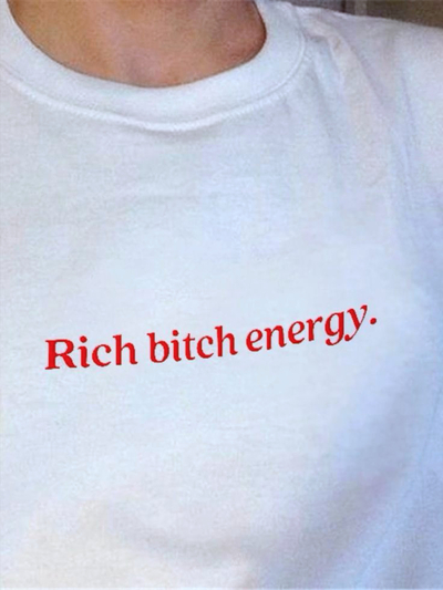 Free Shipping-RICH BITC* ENERGY TEE