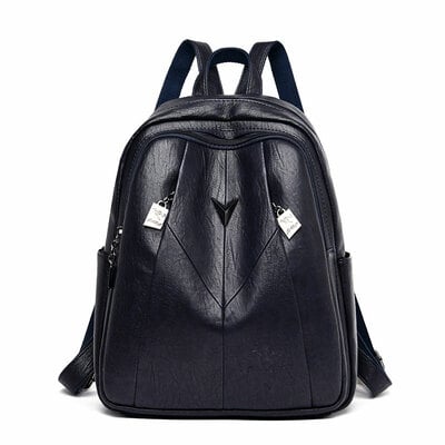 Unique Soft Leather School Rucksack Waterproof Purse Daypack Nurse Bag Work College Women's Backpack