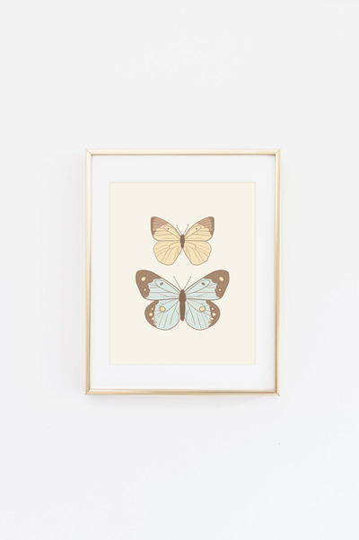 Catching Butterflies 3 Print