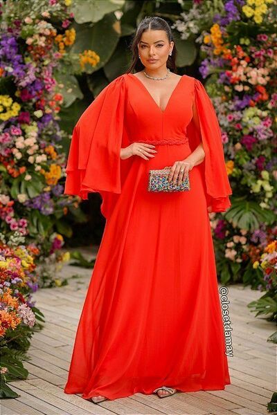 Simple Plus Size Red Prom Dress Formal Gown Party Dress