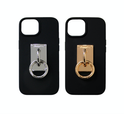 Black Small O Ring Phone Case