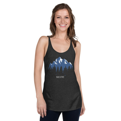 Breathe Mountains Women's Racerback Tank