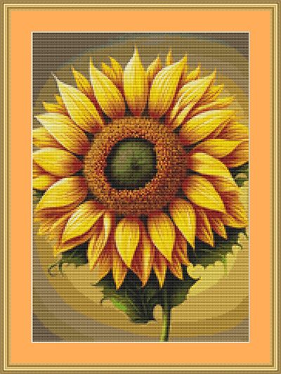 Sunflower Cross Stitch Pattern