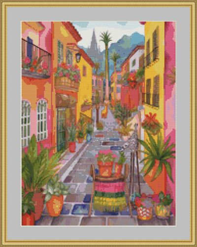 Street Cross Stitch Pattern