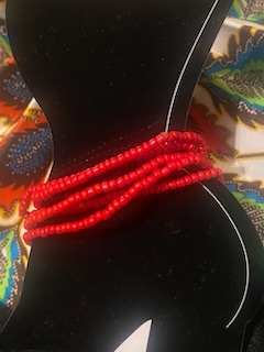 Red Waist Beads