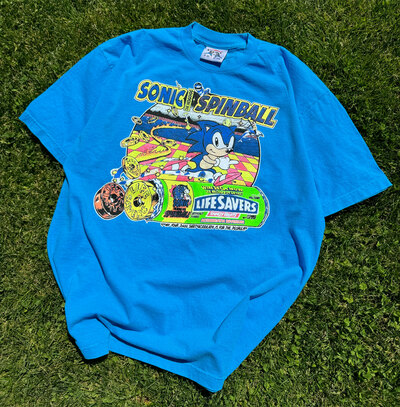 FNF Pop A Lifesavers! Tee *NEON Blue