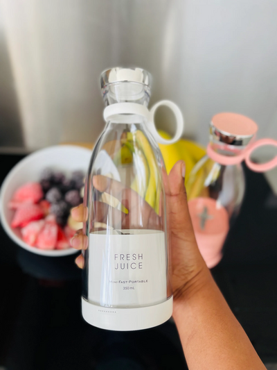 Portable Blender Bottle - White