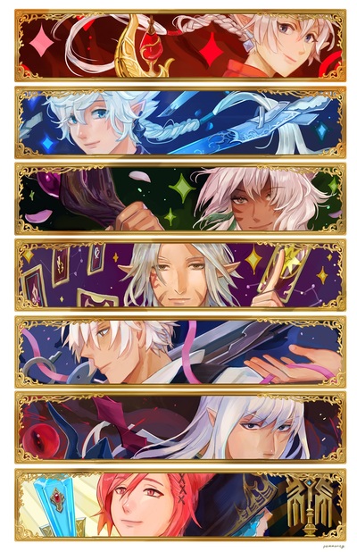 ff14 scions poster