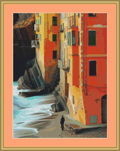 On The Beach Cross Stitch Pattern