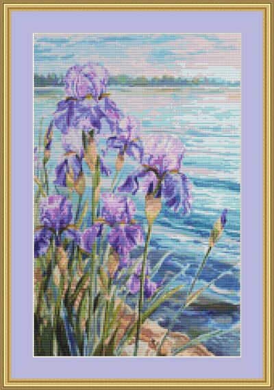 Irises Cross Stitch Pattern