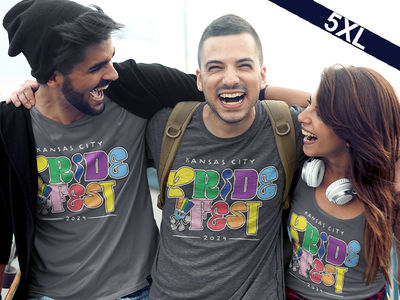 Kansas City Pridefest 2024 Official Unisex T-shirt Design