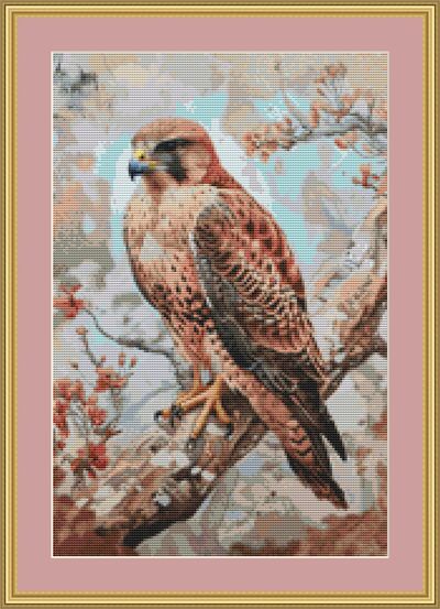Falcon Cross Stitch Pattern