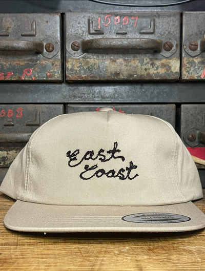 East Coast Chain Stitched hat Khaki/BLK